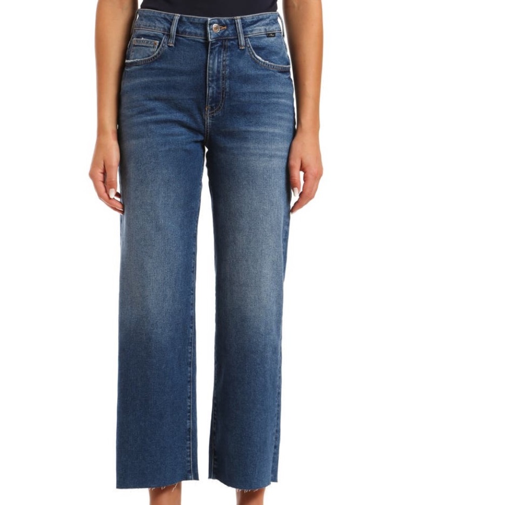 NWT Mavi Romee high rise wide leg crop jeans